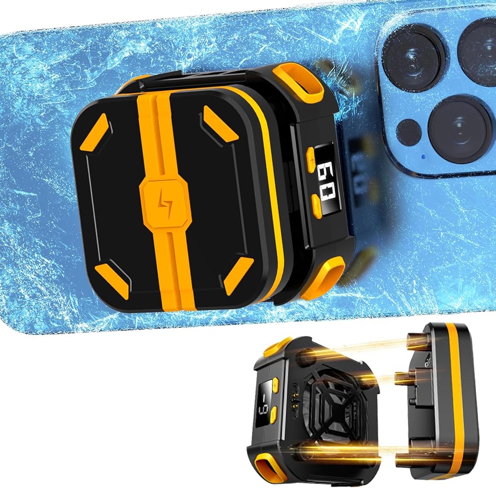 【2025年新登場・バッテリー式＆USB給電式】スマホクーラー ペルチェ素子 急速冷却 MagSafe対応/クリッ..