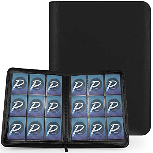 PAKESIスターカードファイル9ポケット360枚収納PUカードカード収集スターカードと他カードのスターカー..