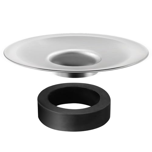 XIAOSUO 洗面台 排水口ネットホルダー 洗面台 ヘアキャッチャー 磁石 髪の毛キャッチャー 目詰まり防止 ゴミ受け 100枚水切りネットのサムネイル