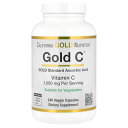 California Gold Nutrition, Gold C™(ゴールドC)、ビタミンC、USP Grade、1,000mg、ベジカプセル240粒