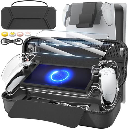 【新登場-14in1】daydayup PS Portal 用収納ケース 収納バッグ+PS Portal 用保護カバー+PS Portal 用リ..