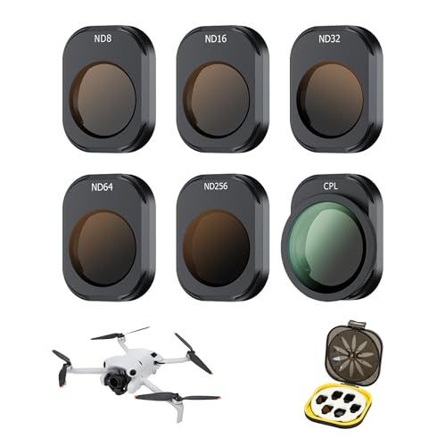 JJC DJI Mini 4 Pro  ND + CPLե륿å 6 ND8 ND16 ND32 ND64 ND256 CPL...