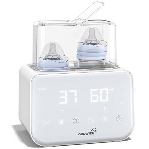 Grownsy ミルクウォーマー 哺乳瓶ウォーマー ボトルウォーマー 1台10役多機能調乳ポット離乳食の24時間..