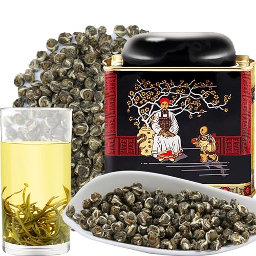 煕渓 ジャスミン茶150g 茉莉花茶 龍珠 ジャスミンテ 新茶 香り濃厚 ルジャスミンティ ー龙珠 中国茶 天..