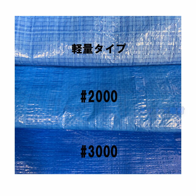 ブルーシートロール ＃2000 1800mm x 100m 10本セット 工事 イベント 養生 レジャーシート 3