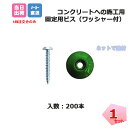 コンクリート用ビスセット 200本入 CT-BW200 防草シートザバーンをコンクリート縁石へ固定する際に使用します 個人+1000円