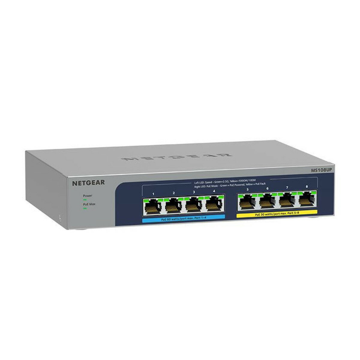 NETGEAR ( ネットギア ) Ultra60 PoE++対応 (230W) 1G/2.5Gマルチギガ アンマネージスイッチ Cat5e Cat6 高速 静音 ファンレス IEEE802.3bt/at WiFi6 高画質IPカメラ対応 壁掛け可能 リミテッドライフタイム保証
