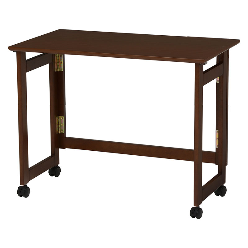 【PATA-65H】折りたたみテーブル 折り畳みデスク テーブル デスク パソコンデスク 折りたたみ フォールディング 持ち運び便利 収納 簡易デスク 在宅 テレワーク コンパクト ホワイト ナチュラル ブラウン [2]