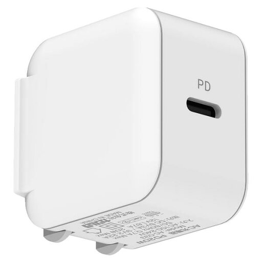 AC充電器 Type-C 20W PD高速充電(AC033) AC充電器 Type-C 20W PD高速充電(AC033)