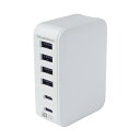 AC充電器 / USB-C 2ポート/USB-A 4ポート合計30W(AC038)