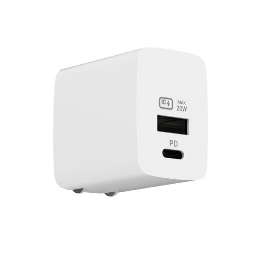 AC充電器 Type-C 20W PD高速充電/リバーシブルUSB-A(AC047) AC充電器 Type-C 20W PD高速充電/リバーシブルUSB-A(AC047)