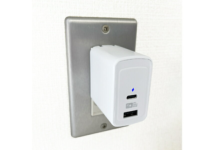 AC充電器 Type-C 65W PD高速充電/リバーシブルUSB-A(AC050)