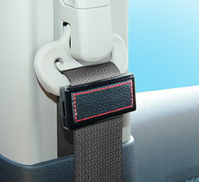 シートベルトストッパーレッドステッチ【2個入】(AK170)