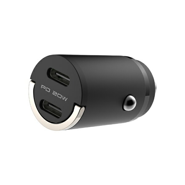 最大20W出力 USB PD規格対応 USB 2ポート DC充電器(DC058)