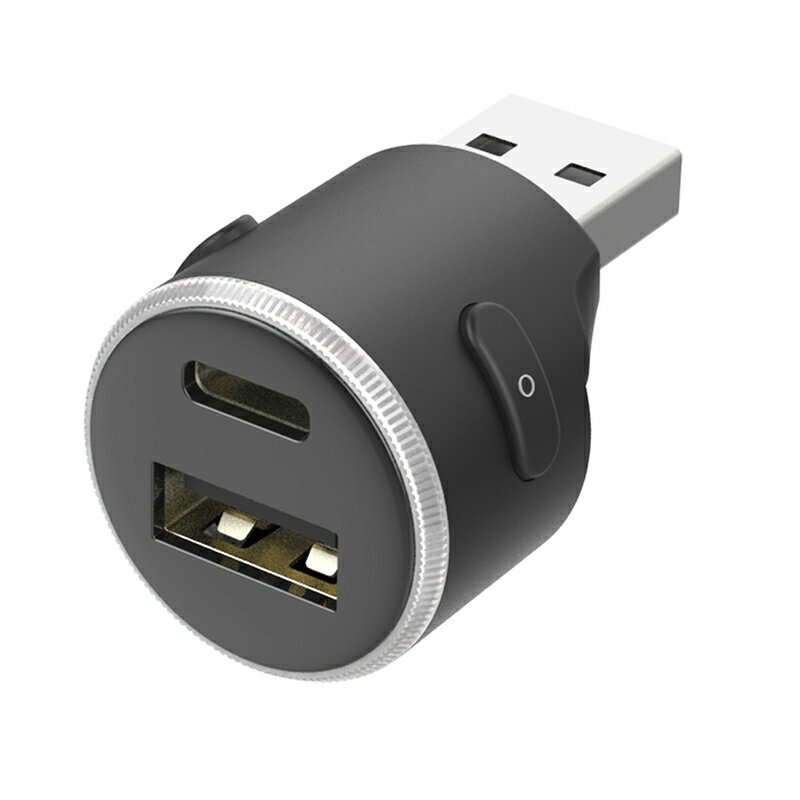 鮮やかに輝くイルミライト搭載。車内のUSB充電ポートを増設 USBハブ(DC061)