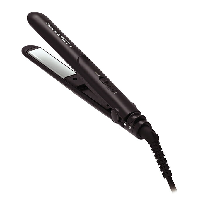 日本でも海外でも使えるAC給電式のミニヘアアイロン 入力電圧100～240V対応。 30分自動オフ機能付き 電源を切り忘れても安心。 最高温度180℃ 150℃まで約1分で加熱。 摩擦ダメージを軽減 クッションプレートが髪への圧力を分散し、摩擦ダメージを軽減。 通電ランプ付き 一目で電源のオンオフを確認できます。 360°回転コード 使用中にコードが絡まりづらい。 海外の各地域によりコンセントの差込口形状は異なりますので、ご旅行先のコンセント形状に合わせた海外旅行用変換プラグをご用意ください。 電源電圧 AC100-240V 50/60Hz 消費電力 25W アイロン部最高温度 180℃ 電源プラグ形状 Aプラグ 電源コード長 約1.5m プレートサイズ W18×H62mm 付属品 収納ポーチ 本体サイズ / 重量 W26×H205×D30mm / 200g（電源コード・プラグ含む）