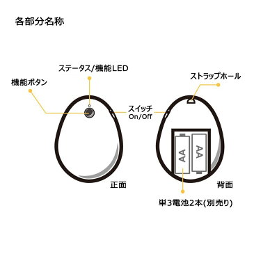 ポケットエッグ (Pocket Egg) ポケモンの自動捕獲 補足可能 20メール範囲通信 単3形電池で最大三ヶ月連続使用可能 ポケモンGO完全自動捕獲ツール ストラップ付き