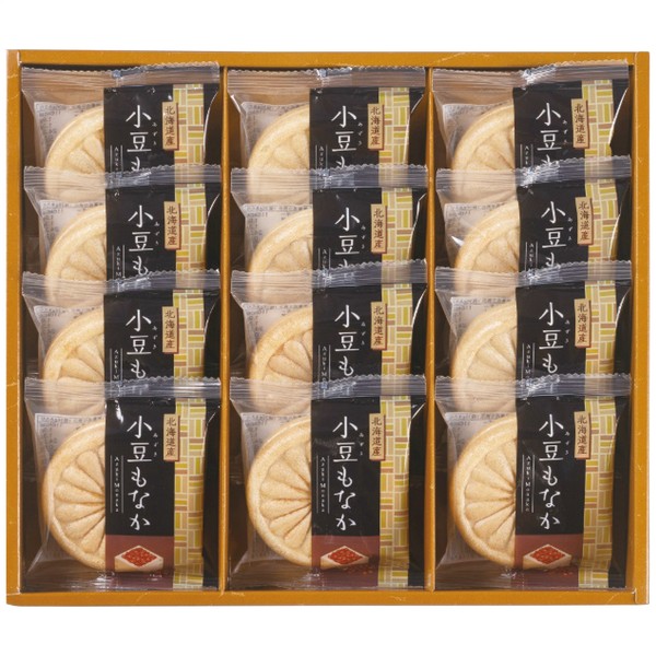 北海道産小豆を100％使用したあずきもなか。粒の大きさや色の鮮やかさが特徴です。 大粒で光沢のある小豆は、見た目にも美しく、餡子にした際の風味も格別です。 豊かな土壌と適度な水分が小豆の成長を促し、しっかりとした粒の北海道小豆粒餡100％使用のもなかです。
