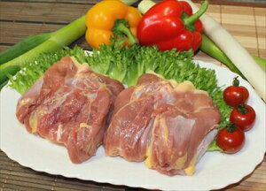 川俣シャモ モモ肉(冷凍) 1kg (沖縄・離島配送不可) しゃも鍋にも最適
