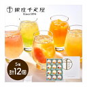 「銀座千疋屋」 銀座フルーツジュレ 5種詰め合わせ(計12個) <常温> (沖縄・離島は配送不可) ギフト gift 母の日 父の日 御中元 御歳暮 誕生日 プレゼント(4)
