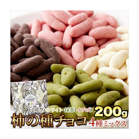 柿の種チョコ 4種ミックス 170g ＜常温＞ （追跡可能メール便：ポスト投函）