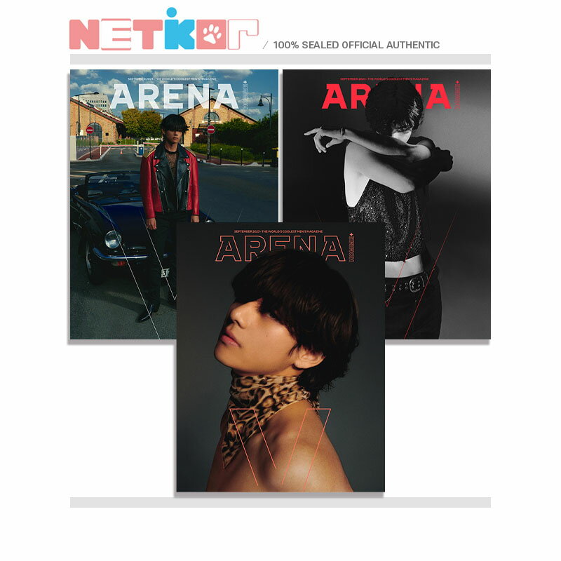 和訳付き)) (3種セット) 【ARENA】 2023年 09月号 V (BTS) 表紙 画報 当店特典 防弾少年団 韓国マガジン テテ (Joshua SVT / U-Know / Chaeryeong 画報)【送料無料】のサムネイル
