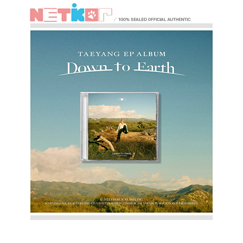 (ポスターなしでお得) 【TAEYANG】 EP Album 【Down to Earth】 (BIGBANG) 【送料無料】韓国チャート反映