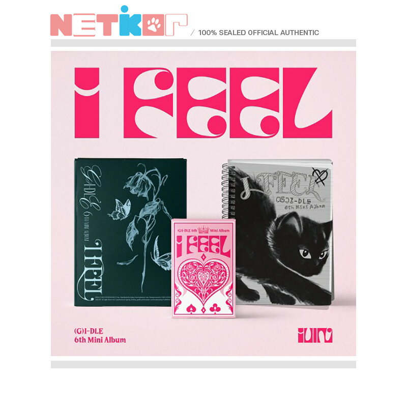 楽天netkor【3種選択/ポスターなしでお得】【（G）I-DLE】 6th Mini Album 【I FEEL】 韓国チャート反映 【送料無料】ヨジャアイドゥル