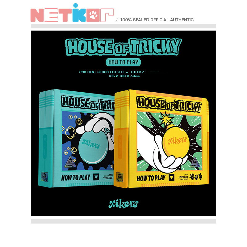 (2種セット) 【Xikers】 2nd Mini Album 【HOUSE OF TRICKY : HOW TO PLAY】 韓国チャート反映【送料無料】サイカーズ