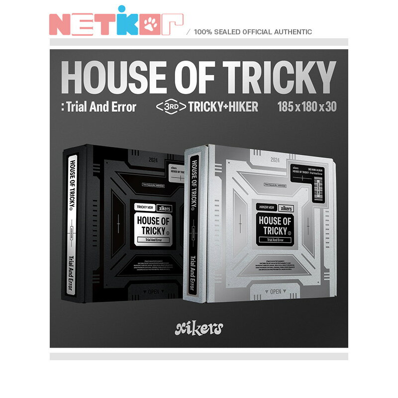 (2種選択) 【Xikers】 3rd Mini Album 【House of Tricky : Trial And Error】 韓国チャート反映【送料無料】サイカーズ