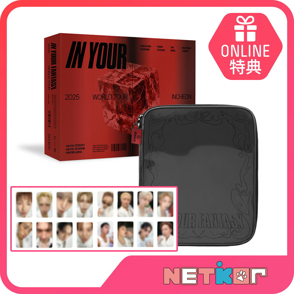 日本語字幕 (DVD / PLAYCODE) ATEEZ 2025 WORLD TOUR  INCHEON 当店特典 エイティーズ 