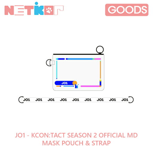 KCON JO1 MASK POUCH【KCON:TACT season 2 OFFICIAL MD】【送料無料】【公式グッズ】ジェイオーワン KCON JO1 MASK POUCH【KCON:TACT season 2 OFFICIAL MD】【送料無料】【公式グッズ】ジェイオーワン
