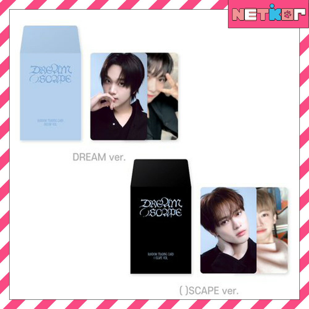 3個買ってお得))【NCT DREAM】DREAM()SCAPE ZONE MD【RANDOM TRADING CARD SET】 公式グッズ【送料無料】エヌシーティー