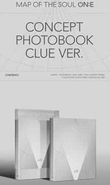 【最大1000円OFFクーポン有】【CLUE/ROUTE Ver】【BTS】MAP OF THE SOUL ON:E CONCEPT PHOTOBOOK 当店限定特典【送料無料】 写真集 フォトブック 【公式グッズ】防弾少年団【2次予約/06月下旬から発送】