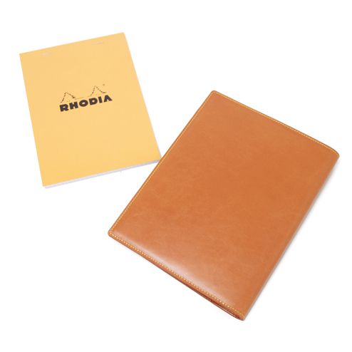S'FACTORYエスファクトリー Rhodia レザーメモカバー No.16 A5サイズ キャメル カウレザー(牛革) ロディア カバー ケース レザー 革
