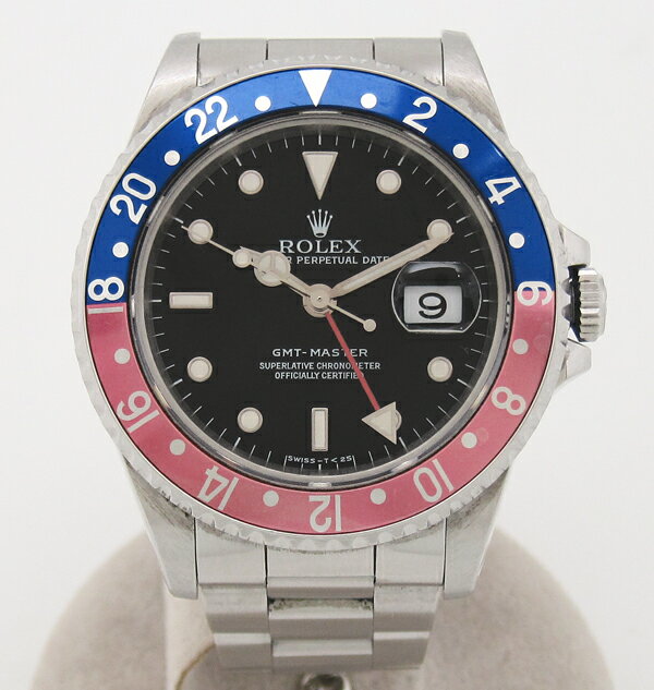 ◇【中古】【ROLEX　ロレックス】 GMTマスター 青赤ベゼル 16700 T番　自動巻腕時計
