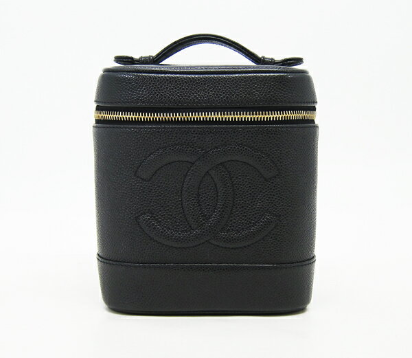 ◇【中古】美品【CHANEL　シャネル】 キャビアスキン バニティバッグ　A01998　ハンドバッグ ...