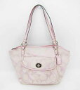 ◇【中古】【COACH コーチ】シグネチャー リアトート 14659