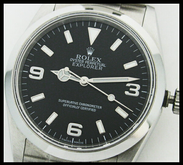 【中古】　超美品【ROLEX　ロレックス】 エクスプローラI　114270 Z番