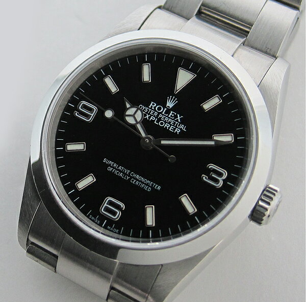 ○【中古】【ROLEX　ロレックス】 エクスプローラーI　114270　D番　自動巻腕時計