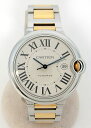 ○【中古】美品【Cartier　カルティエ】 バロンブルーLM　W69009Z3　自動巻腕時計