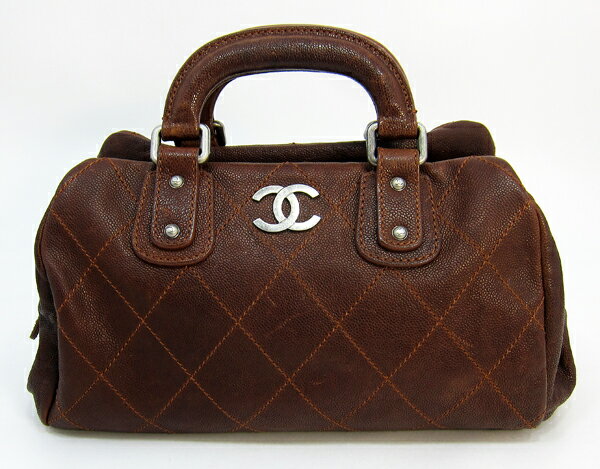 ○値下げ！【中古】美品【CHANEL　シャネル】 ダイヤモンドステッチ ヴィンテージ ハンドバッグ　 ...