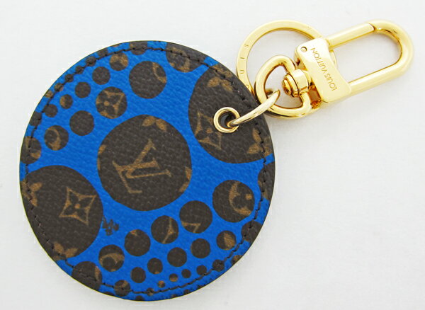 ◇【中古】　美品　【LOUIS VUITTON　ルイ・ヴィトン】　クサマヤヨイ　キーリング　M66736　キーリング　モノグラム/ブルーのサムネイル