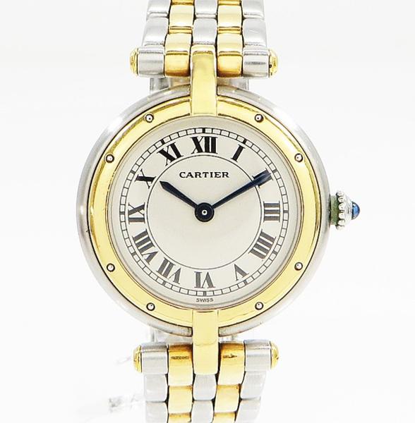 ◇【中古】　【Cartier　カルティエ】　パンテール　ヴァンドーム　SM　2ロウ　クォーツ腕時計のサムネイル