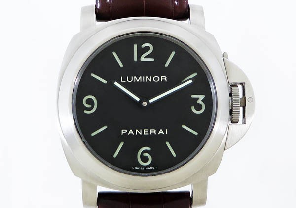 ☆◇【中古】　【PANERAI　パネライ】　ルミノールベース　チタニウム　手巻　PAM00176　手 ...