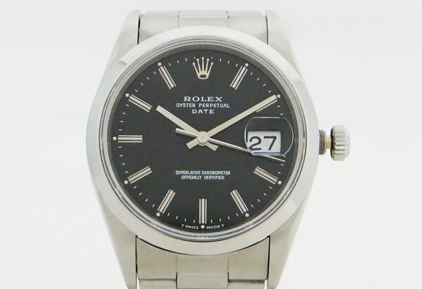 ☆◇【中古】　【ROLEX　ロレックス】　オイスター　パーペチュアル　デイト　S番　15200　自動巻腕時計