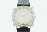 ◇【中古】【TIFFANY＆Co.ティファニー】K18WGダイヤモンドウォッチクォーツ腕時計