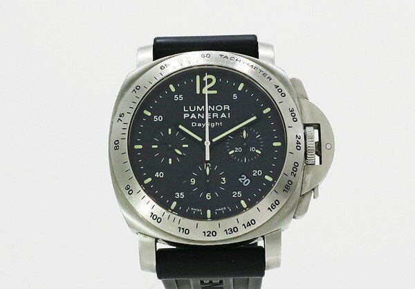 ☆【中古】　【PANERAI　パネライ】　ルミノール　デイライト　クロノグラフ　J番　PAM0025 ...