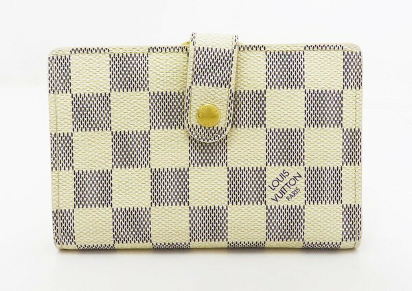 【中古】　【LOUIS VUITTON　ルイ・ヴィトン】　ポルトフォイユ・ヴィエノワ　がま口財布　N61676　財布　ダミエ・アズールのサムネイル