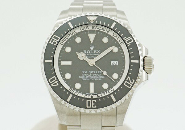 ☆【中古】　新品同様　【ROLEX　ロレックス】　シードゥエラー　ディープシー　V番　ブラック　116660　自動巻腕時計